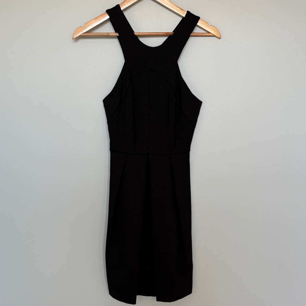 Amanda Uprichard Black Backless Dress